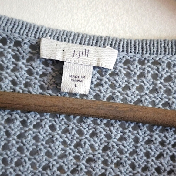 J.jill pullover open knit sweater - Picture 3 of 4